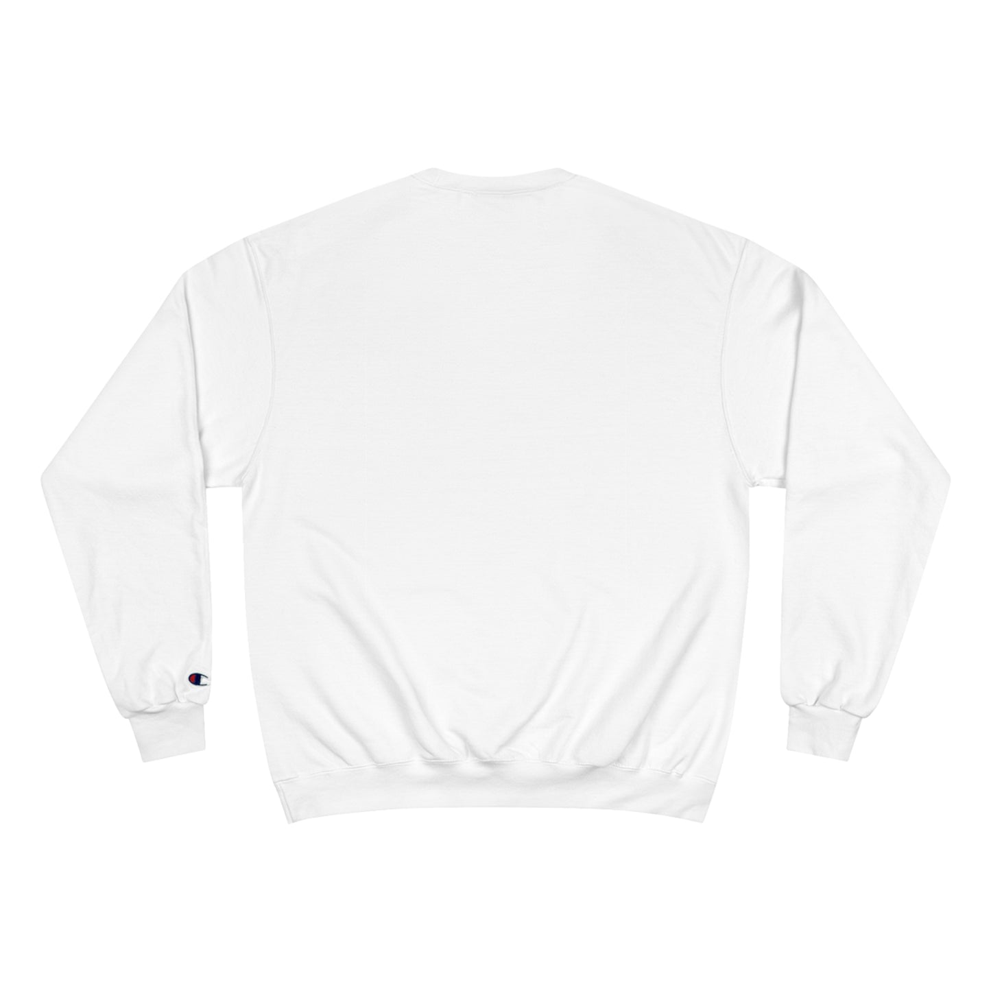 White Logo on Champion Sweatshirt