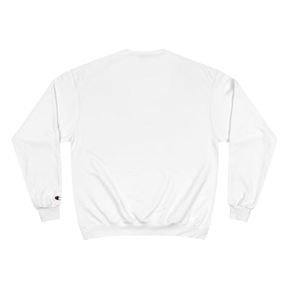 White Logo on Champion Sweatshirt